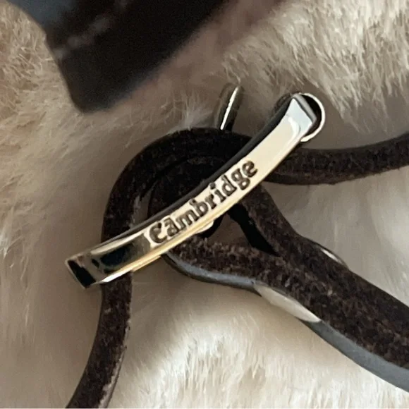 The Cambridge Satchel Company medium Push Lock Dapple Matte branded nickel gray - Picture 8 of 16